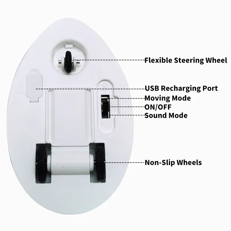 Brinquedo elétrico de rato interativo para gatos