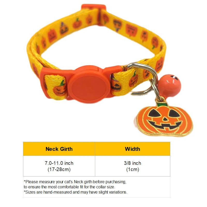 Coleira de Halloween para Gatos
