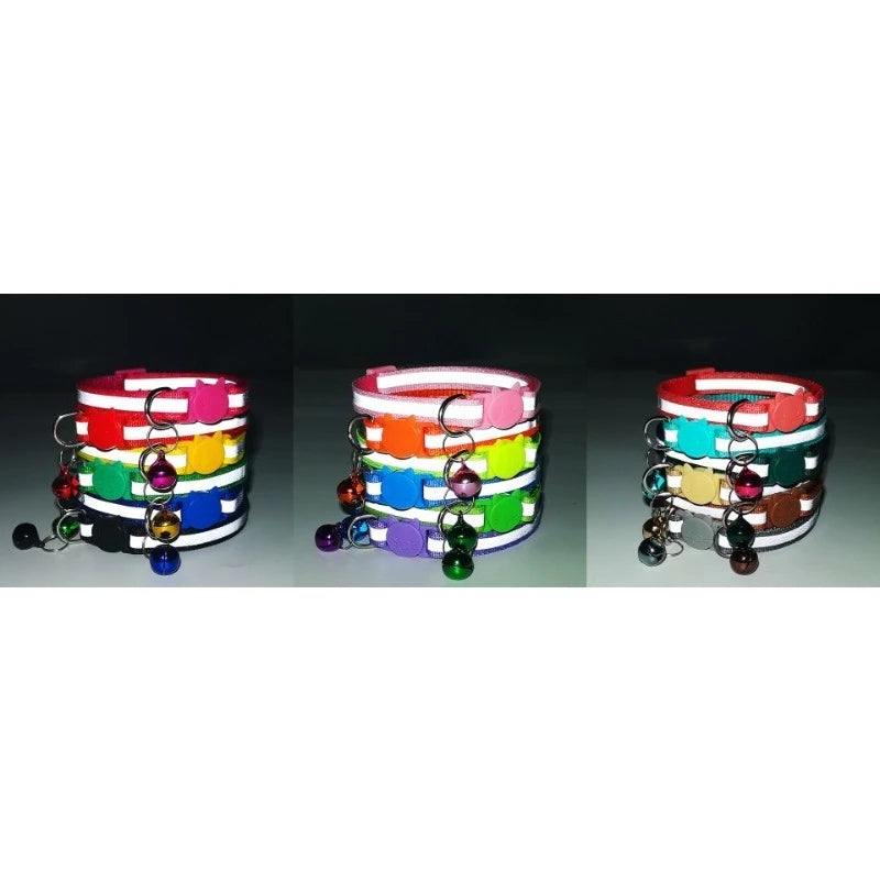 50 peças de coleiras reflexivas