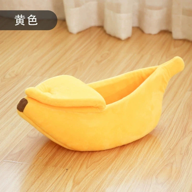Cama de banana para gatos
