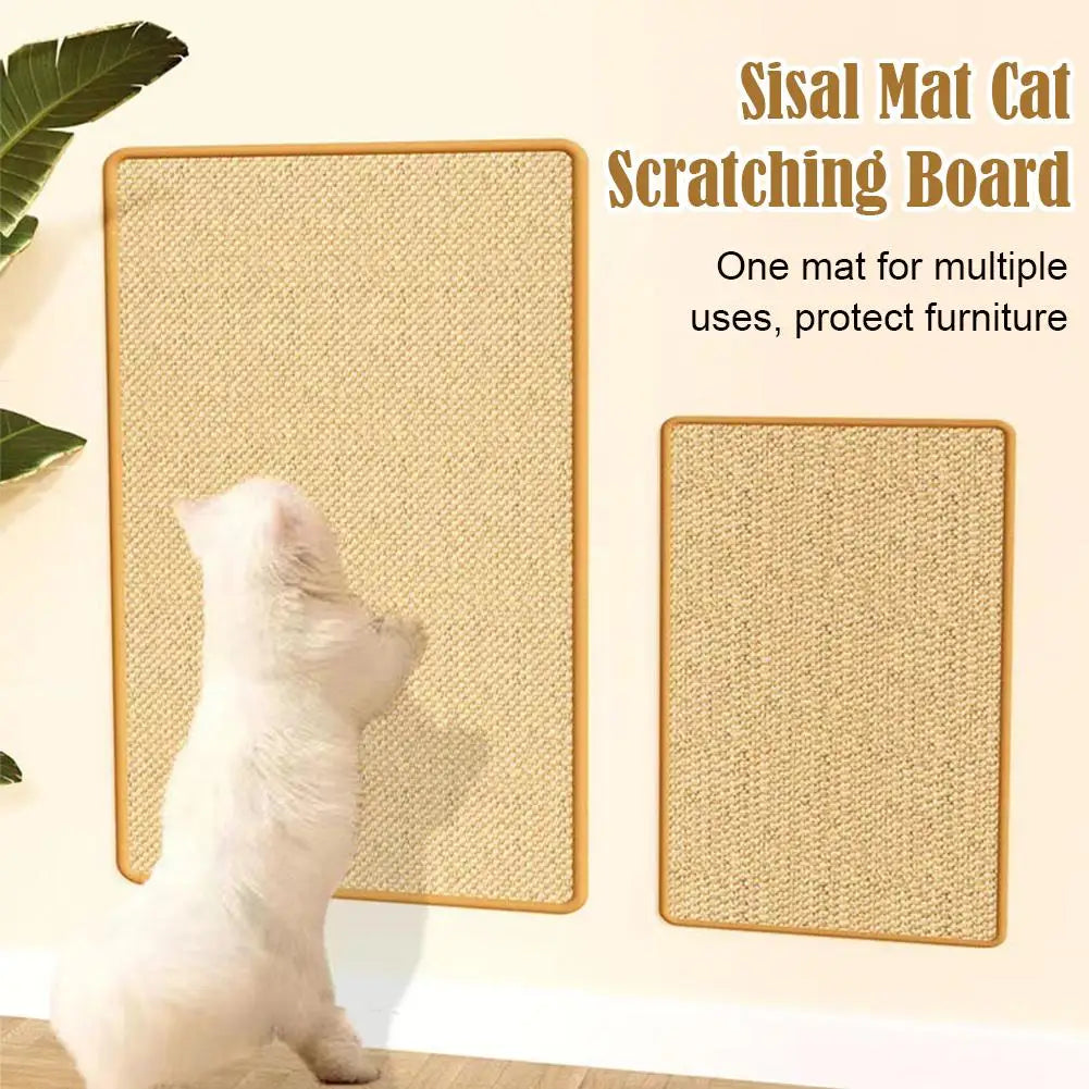 Arranhadores autoadesivos de sisal para gatos