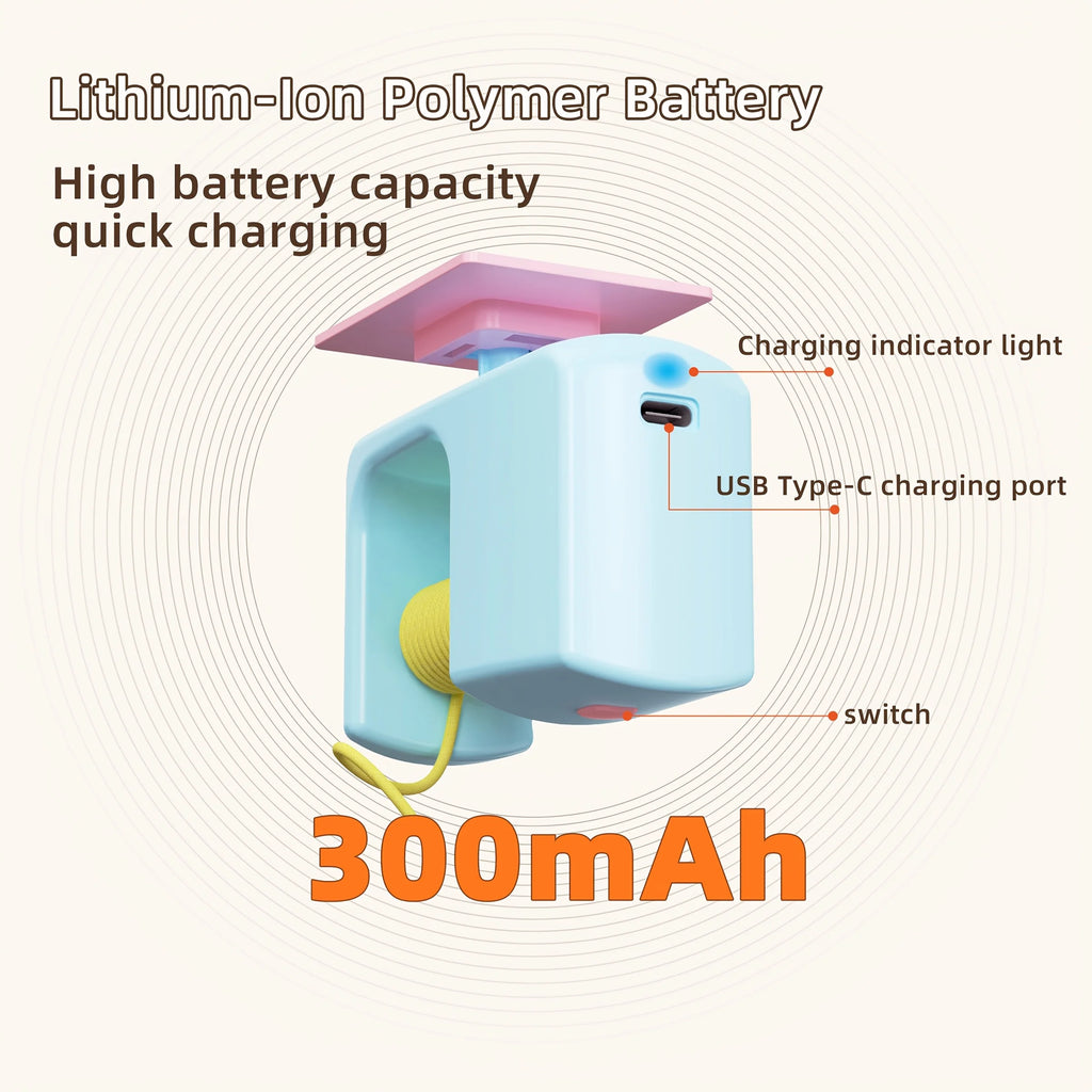Brinquedo automático para pendurar na porta