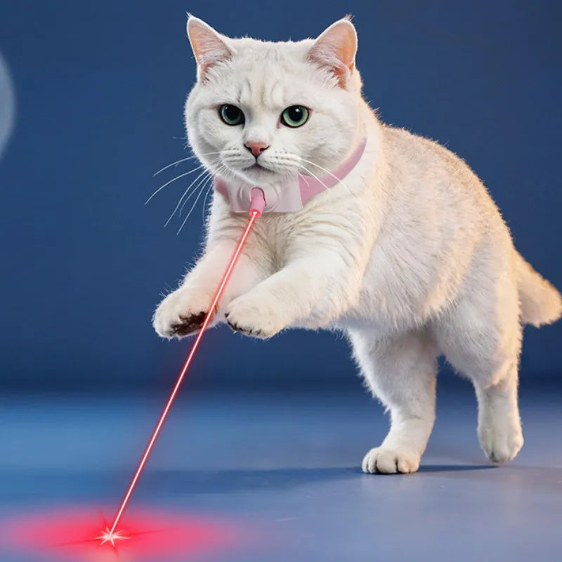Coleira com laser interativa para gatos