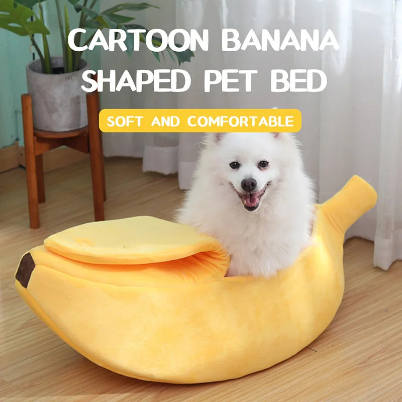 Cama de banana para gatos