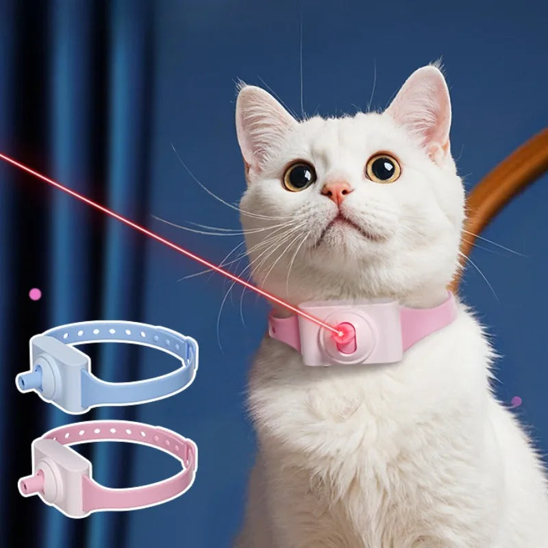 Coleira com laser interativa para gatos