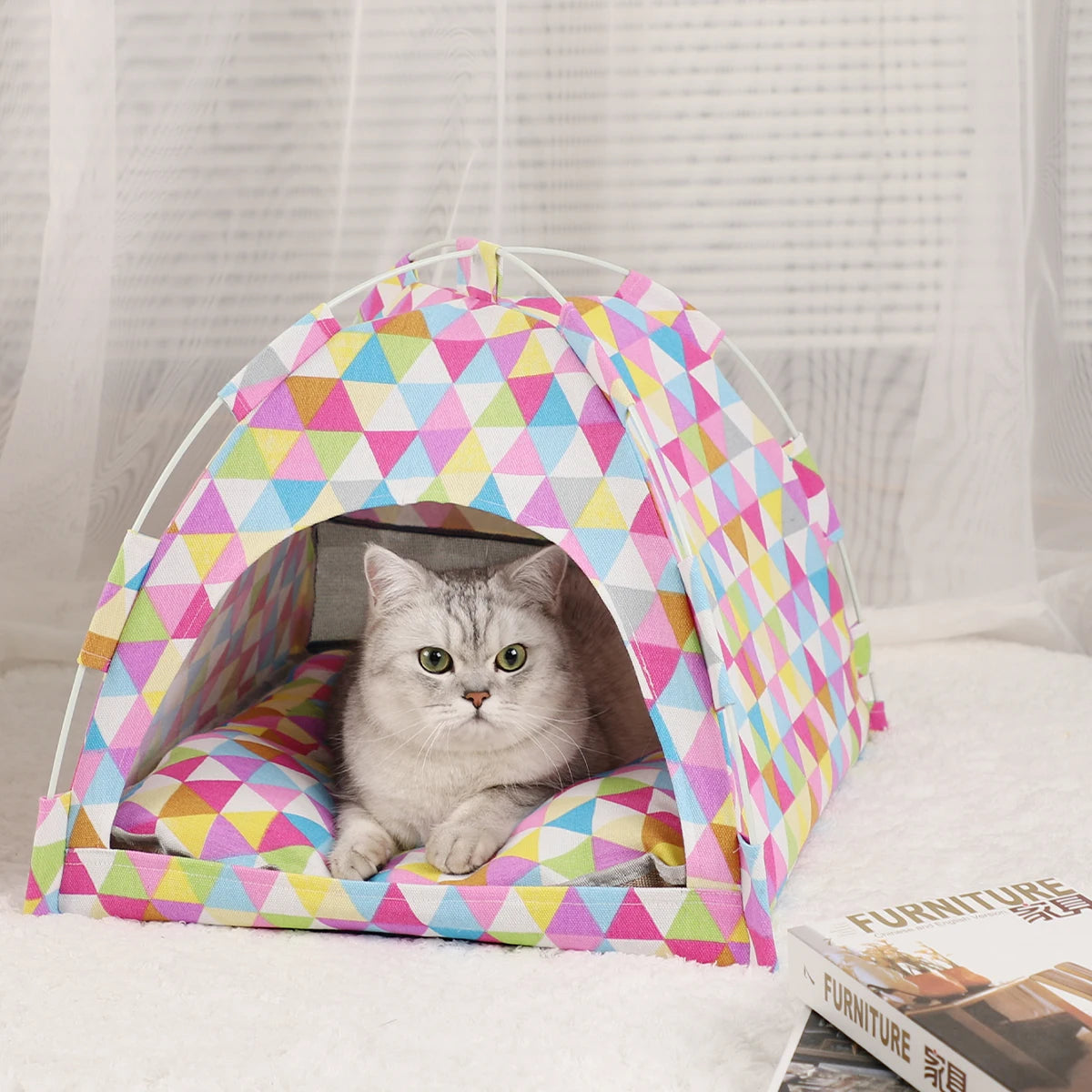 Tenda cama para gatos