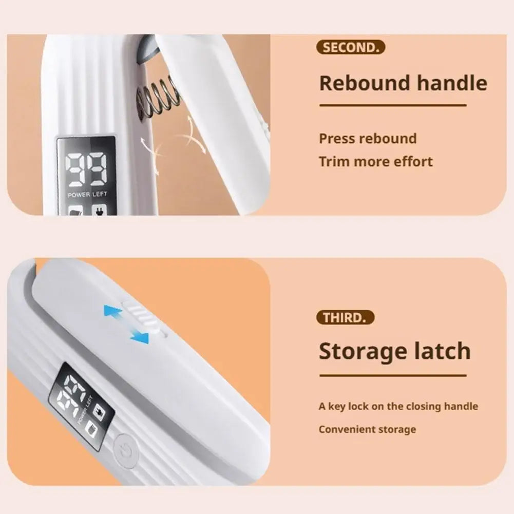 Aparador de unhas elétrico 2 em 1 para animais de estimação