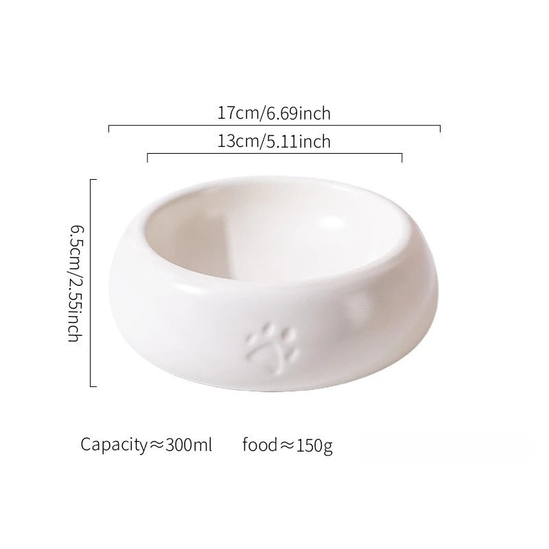 Tigela de cerâmica antiderrapante