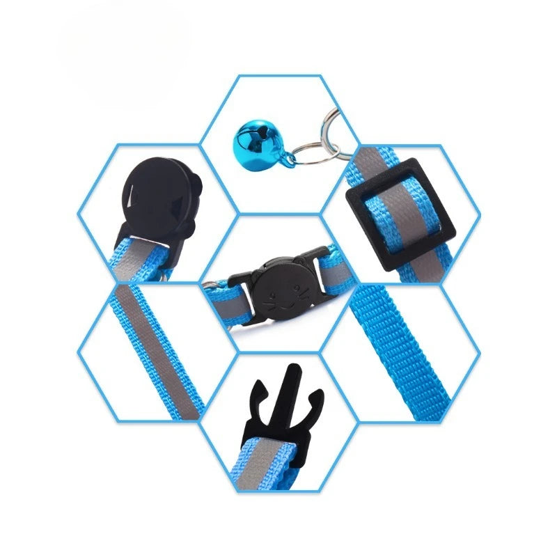 50 peças de coleiras reflexivas