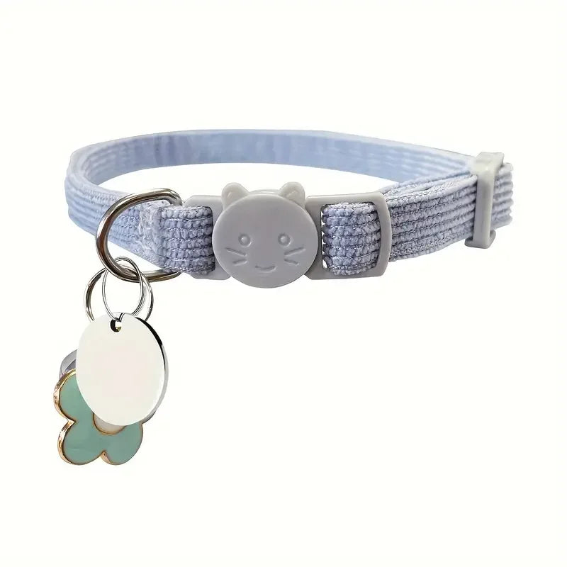 Coleira com placa personalizada