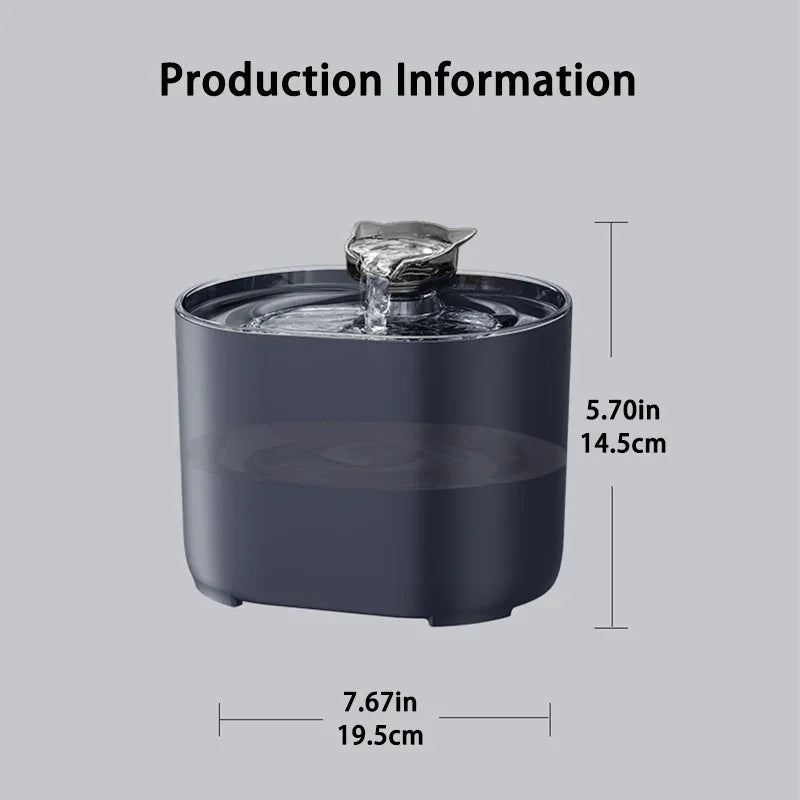 Dispensador Elétrico de Água para gatos