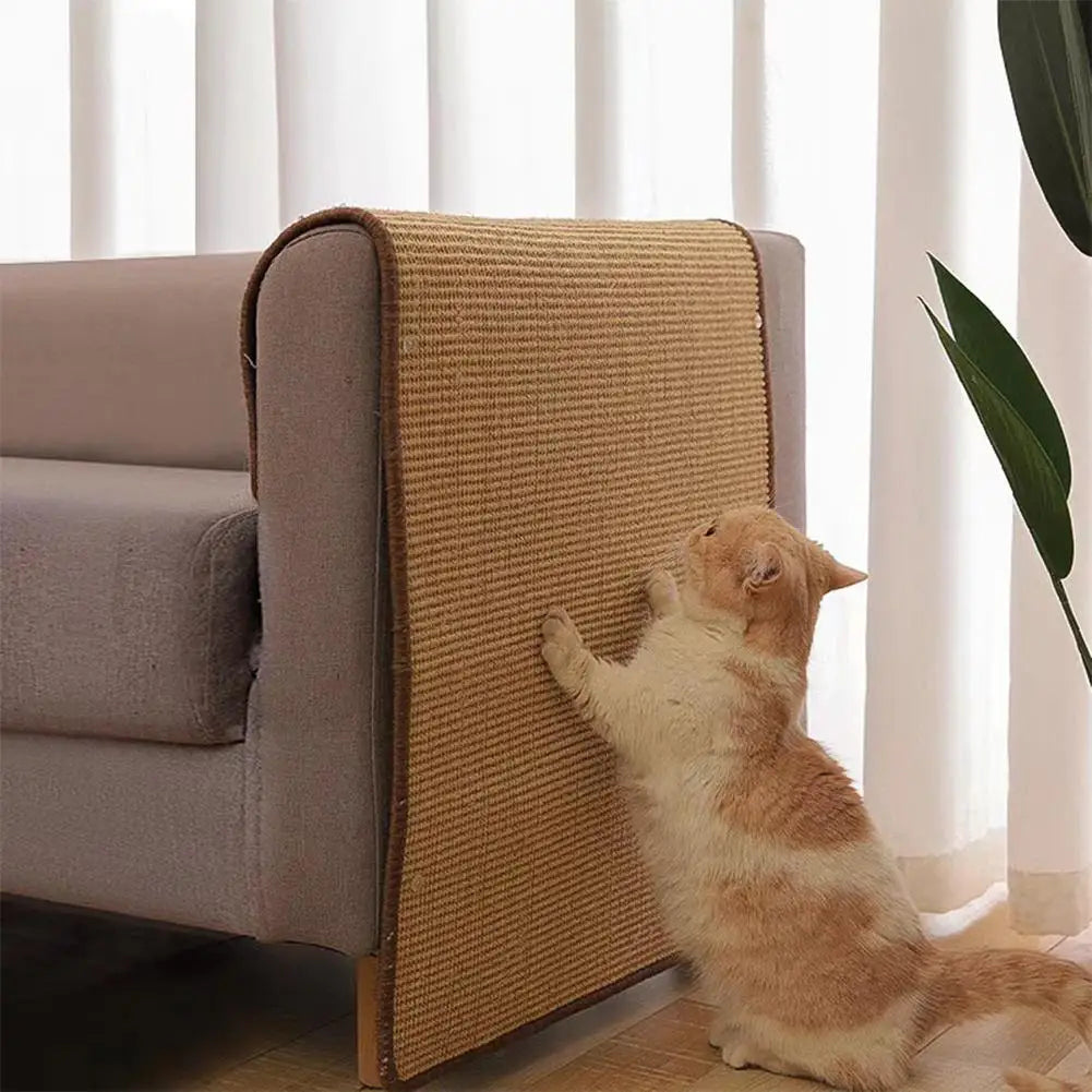 Arranhadores autoadesivos de sisal para gatos