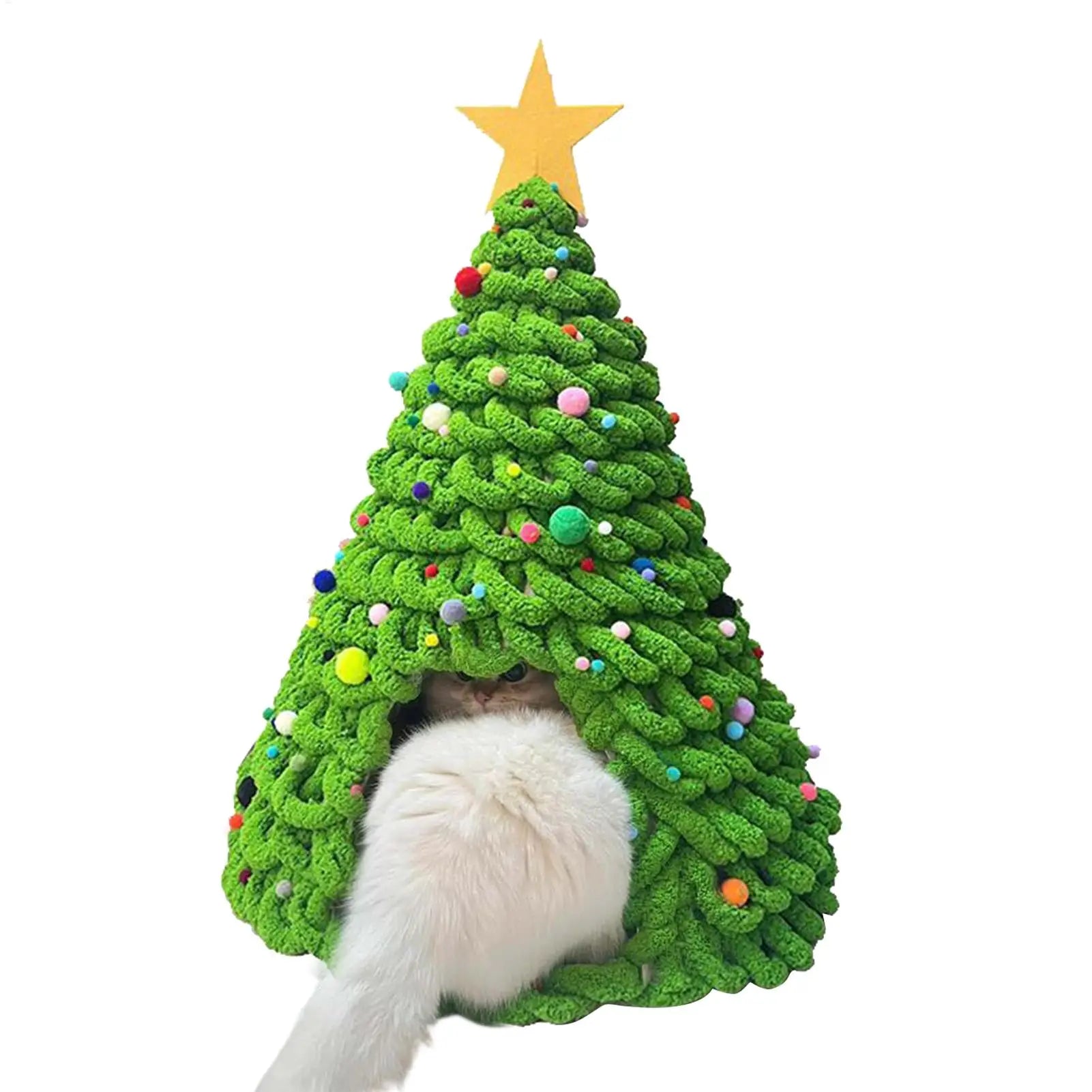 Casinha de Natal para Gatos