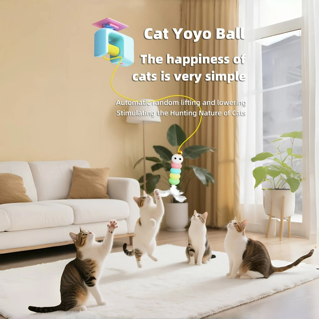 Brinquedo automático para pendurar na porta